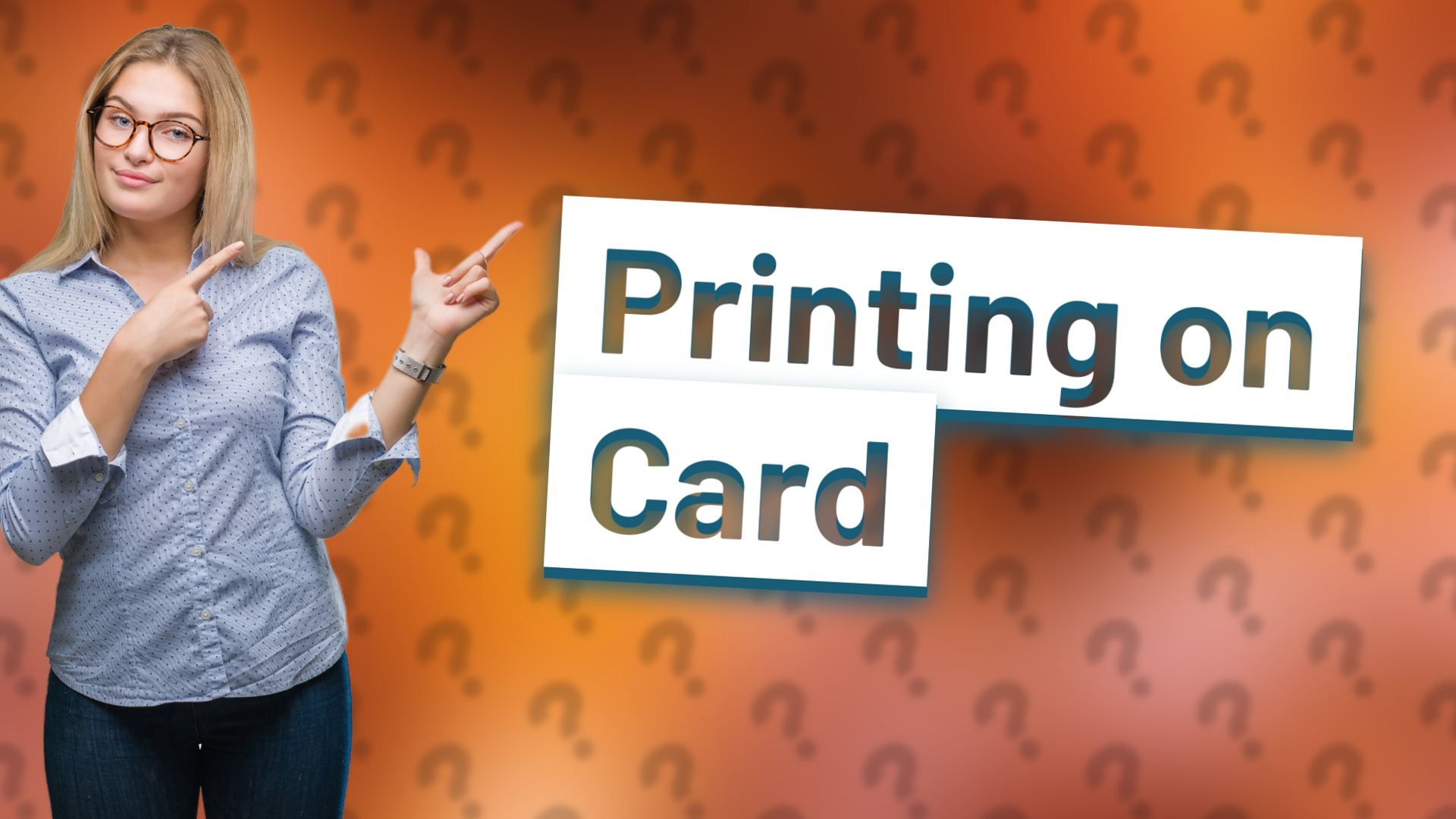 Printing on Card