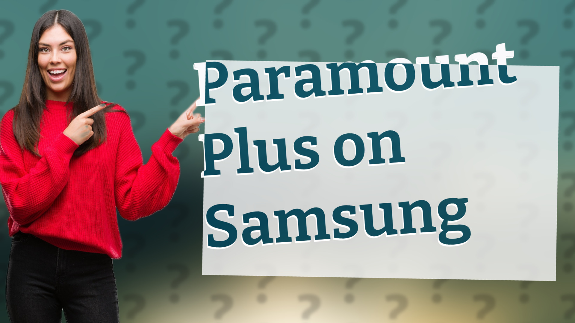 Paramount Plus on Samsung