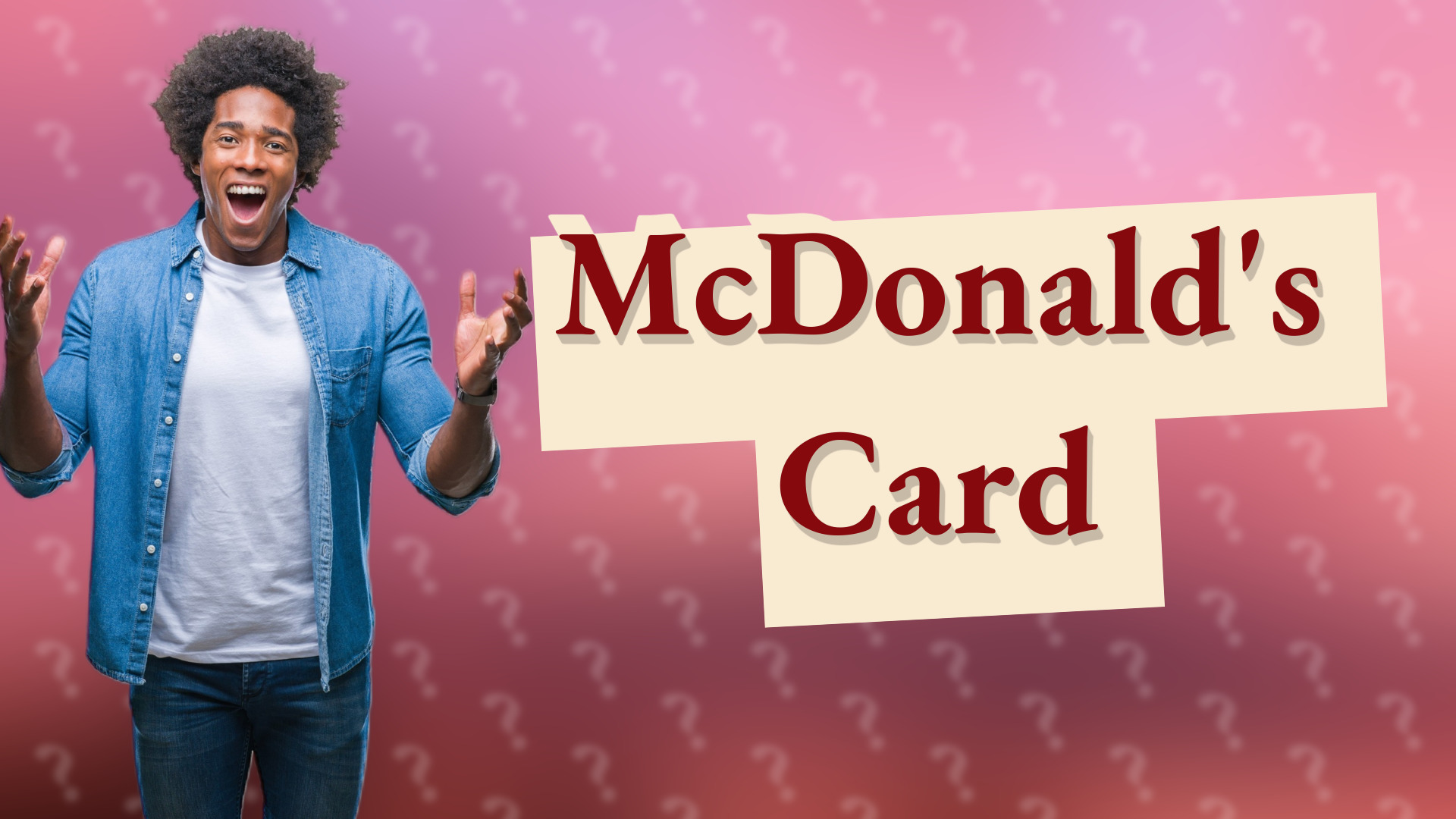 McDonald's Card