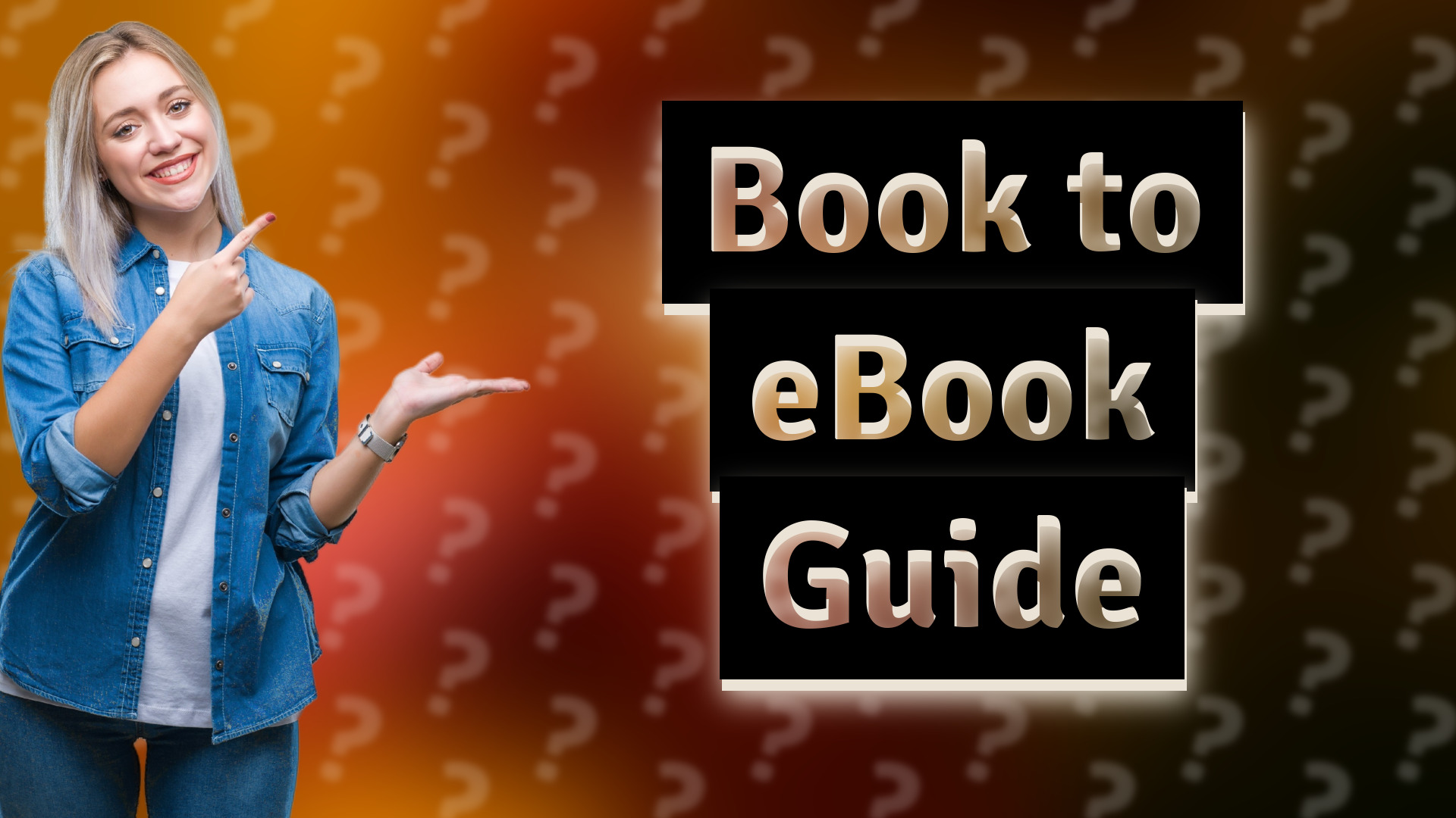 Book to eBook Guide