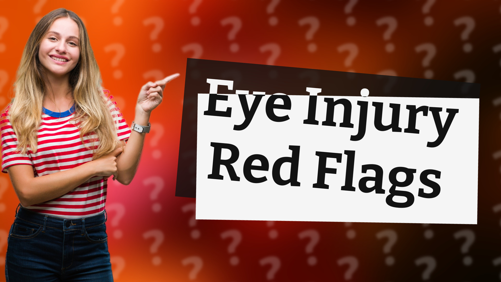 Eye Injury Red Flags