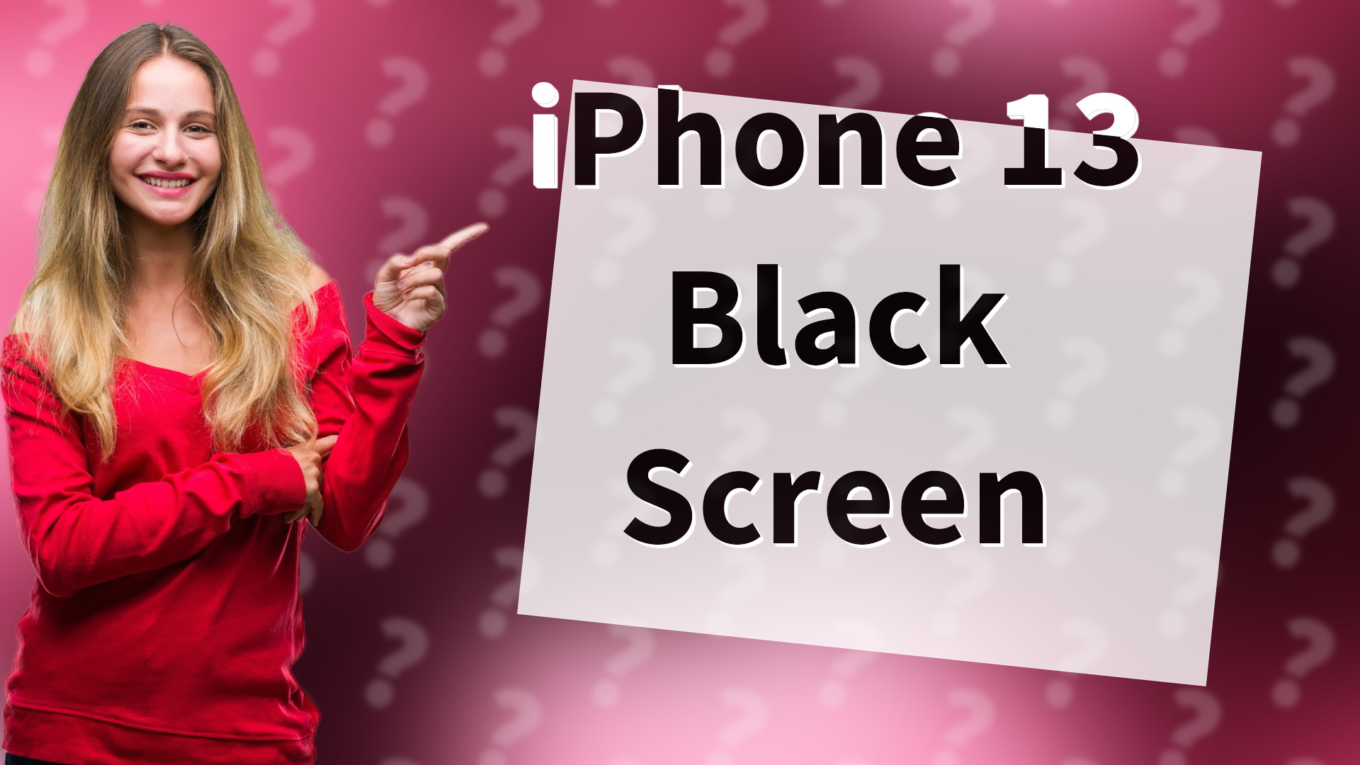 iPhone 13 Black Screen