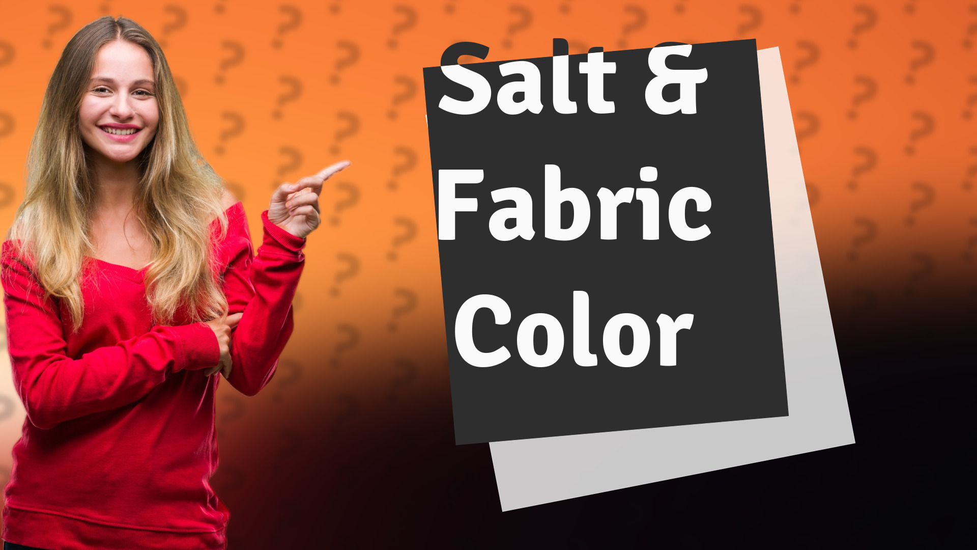 Salt & Fabric Color