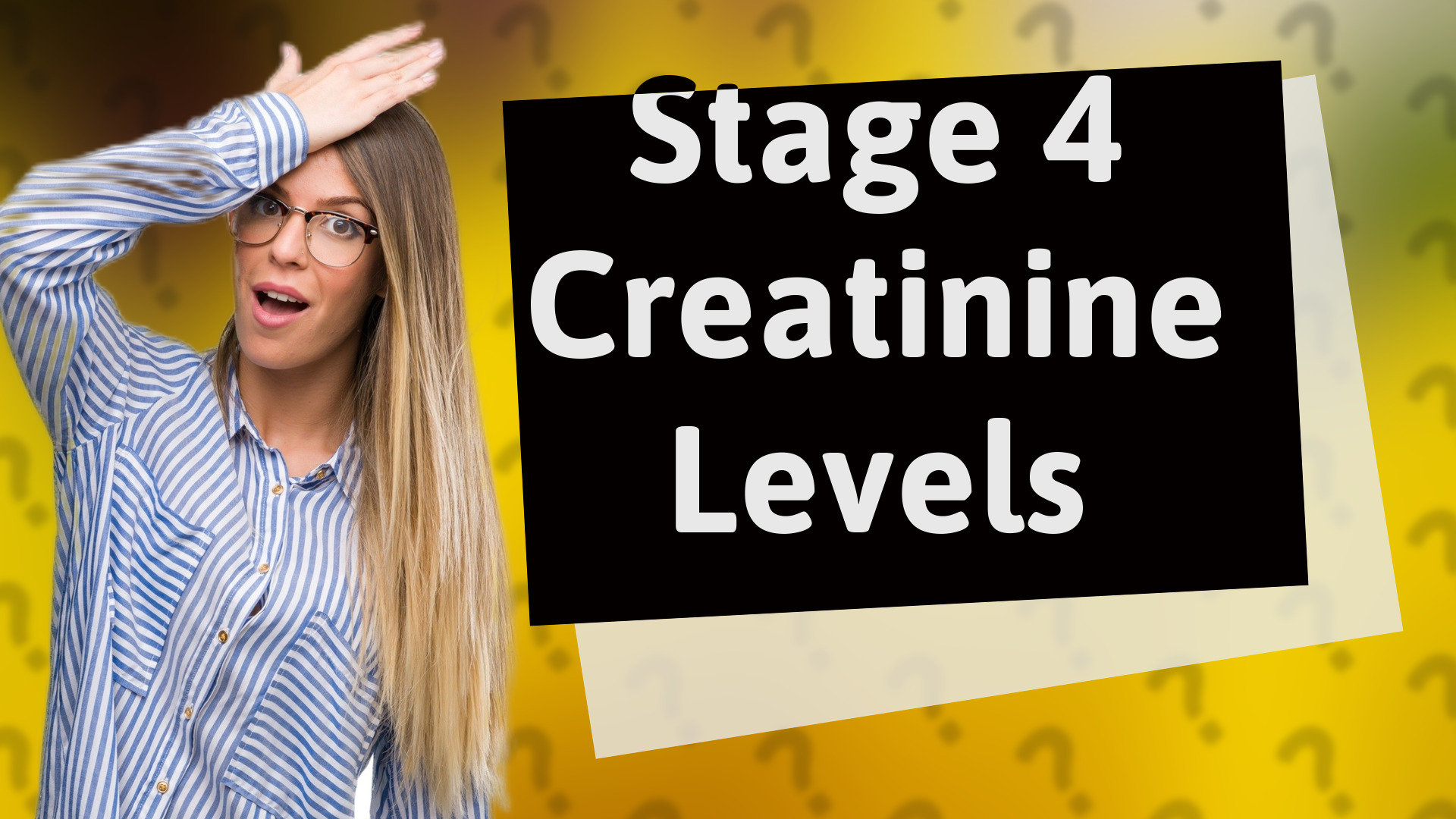 Stage 4 Creatinine Levels
