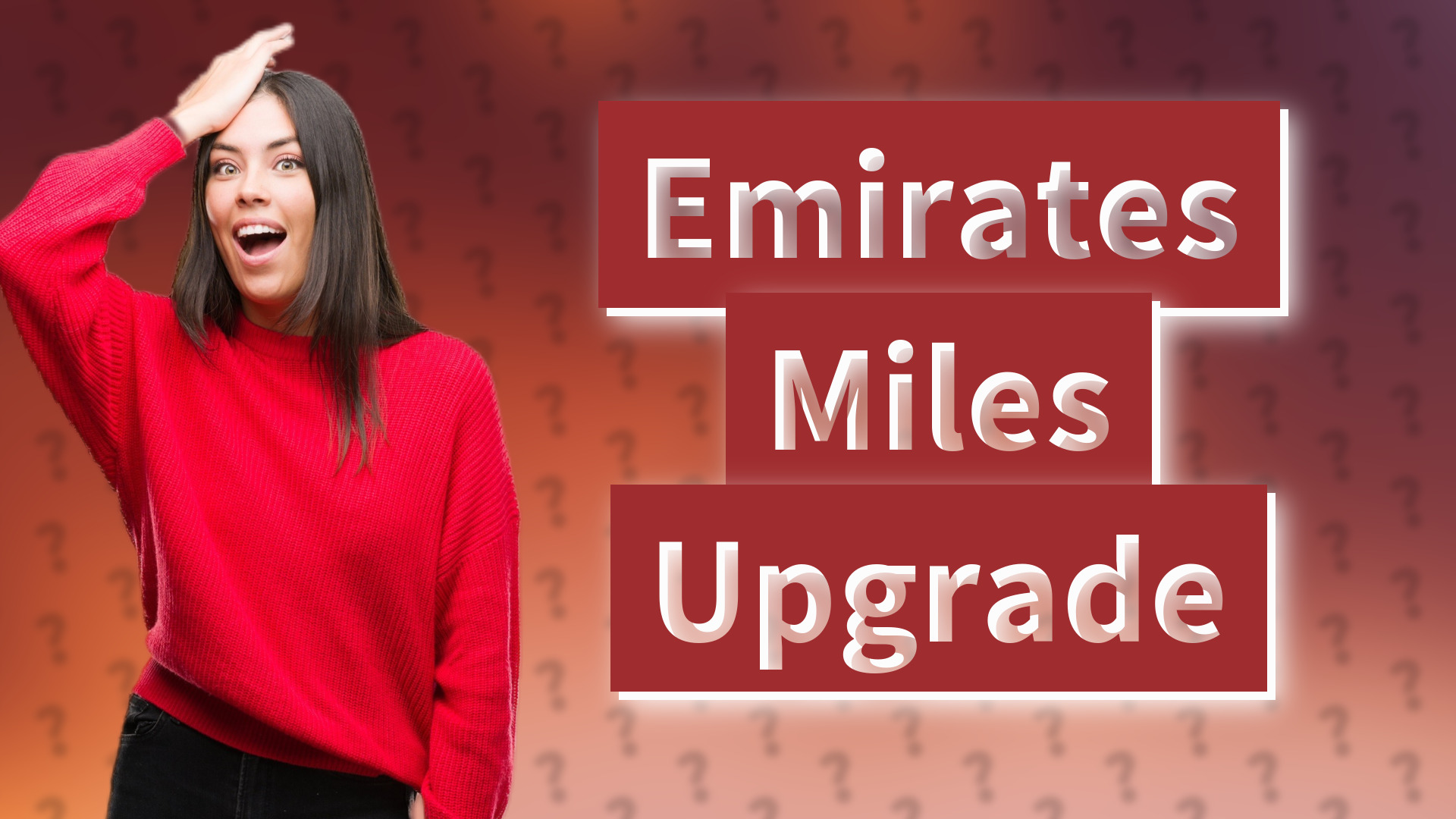Emirates Miles Upgrade