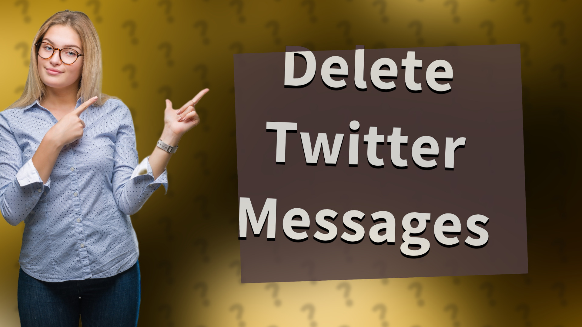Delete Twitter Messages