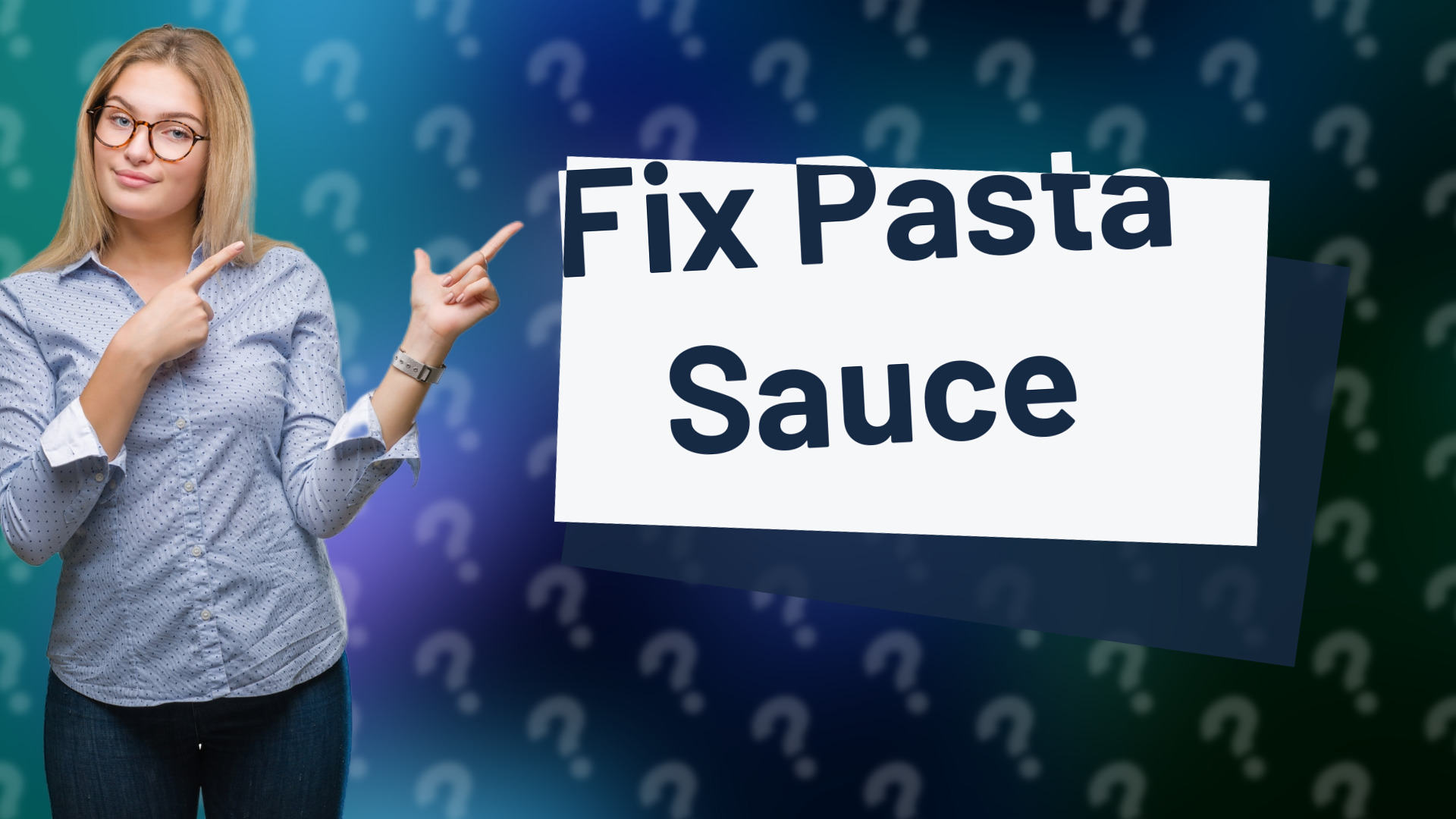 Fix Pasta Sauce