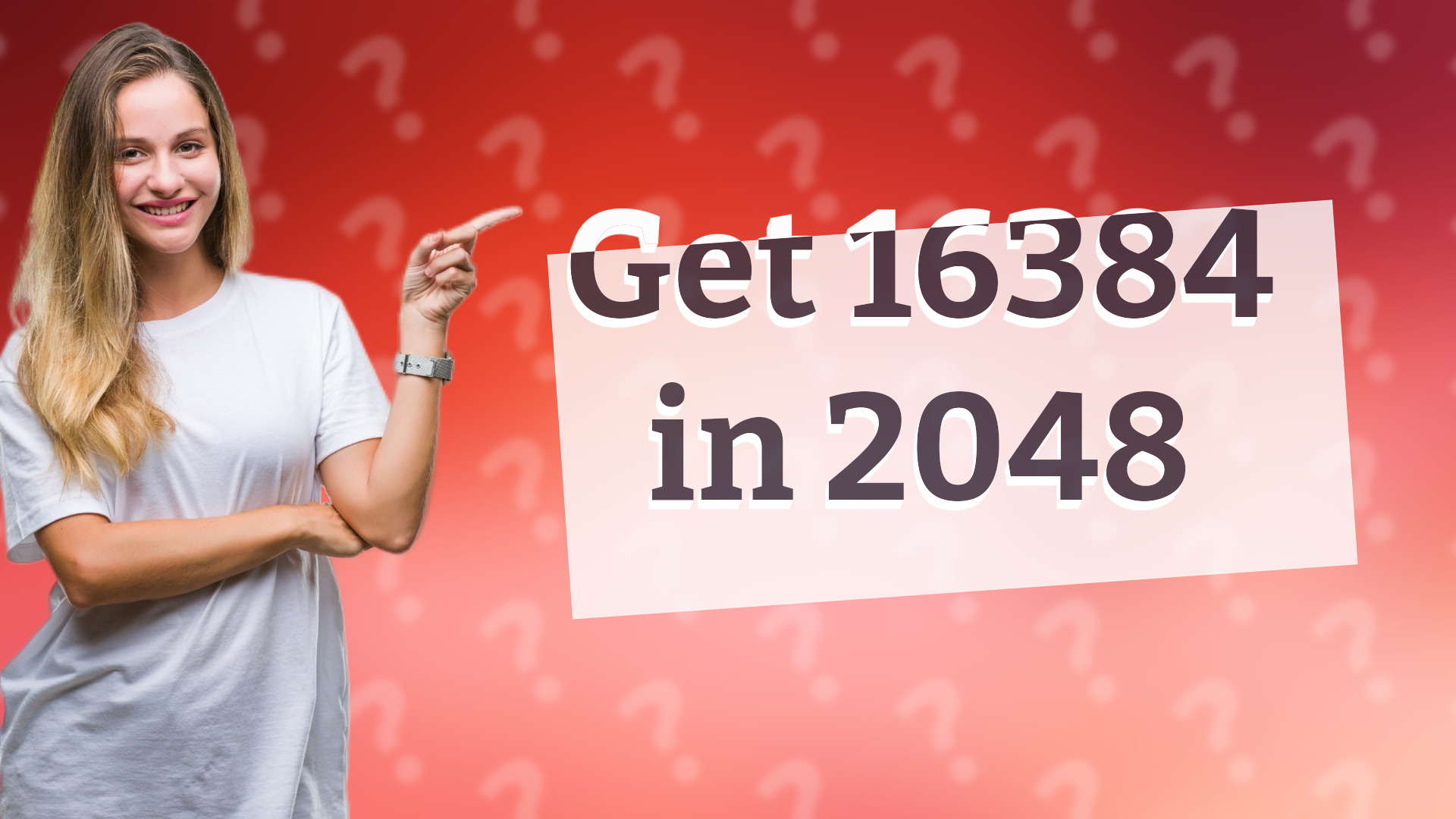 Get 16384 in 2048