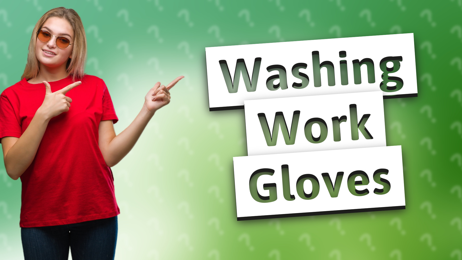 Washing Work Gloves