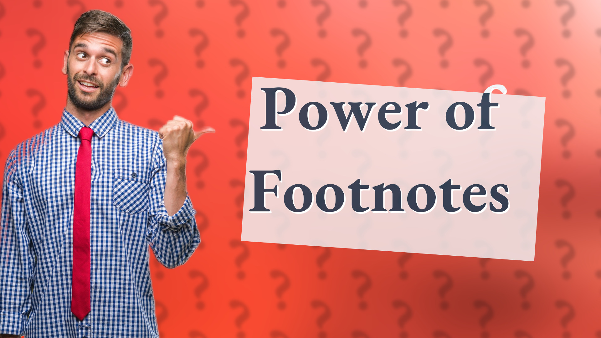 Power of Footnotes