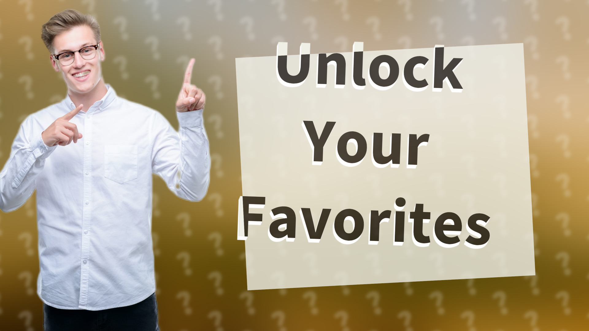 Unlock Your Favorites
