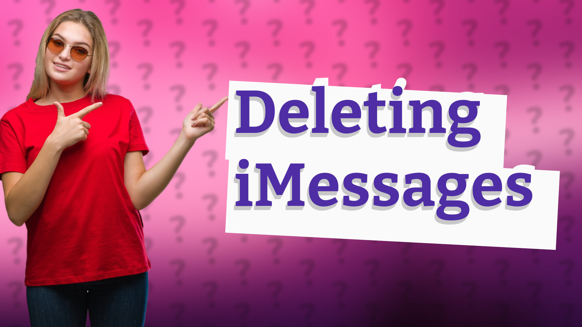 Deleting iMessages