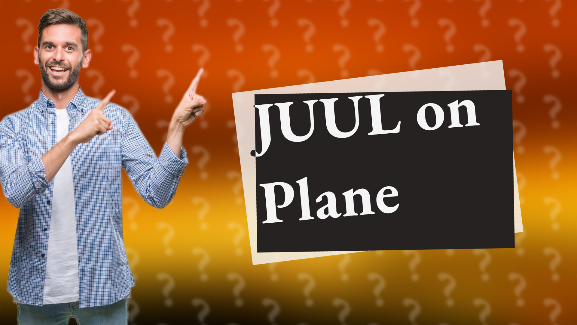 JUUL on Plane