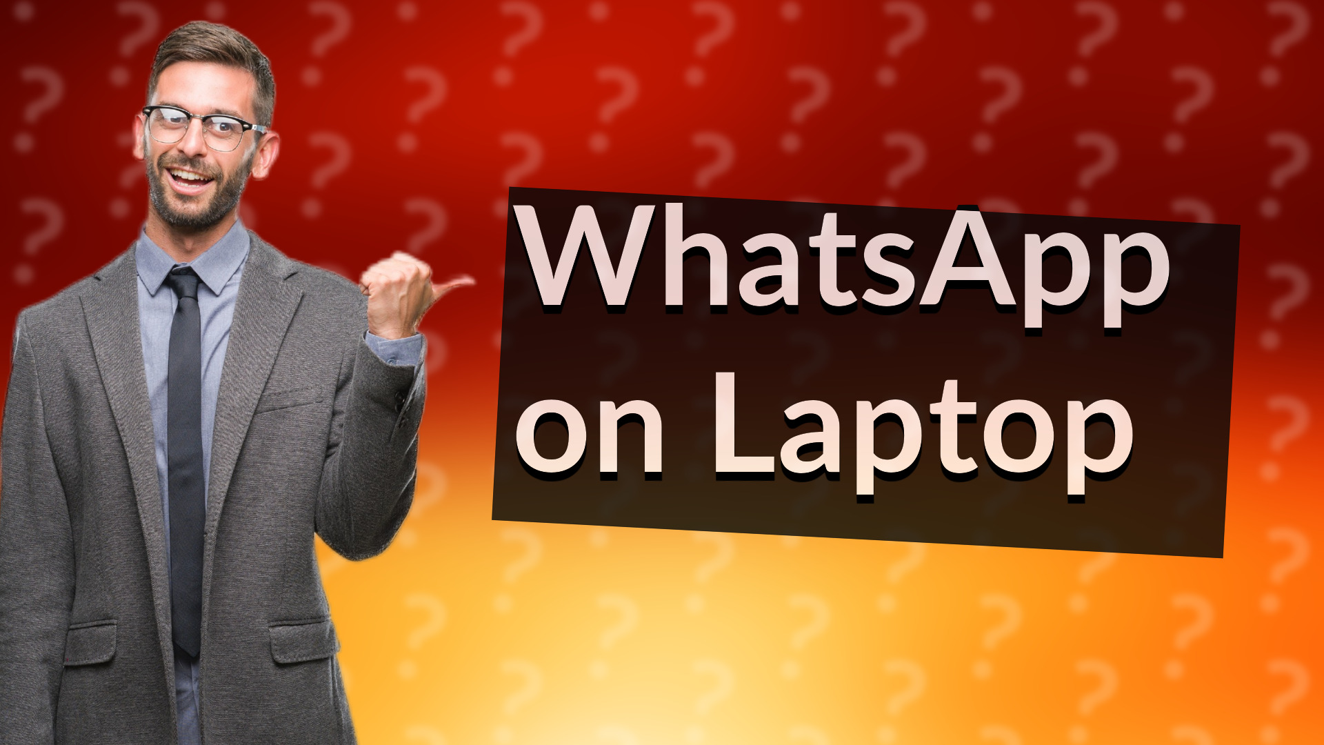 WhatsApp on Laptop