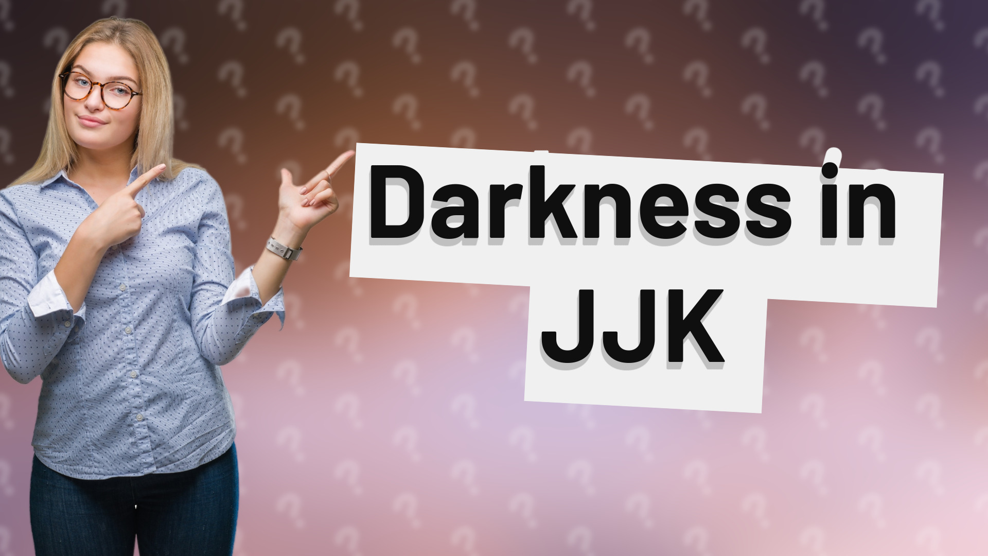 Darkness in JJK