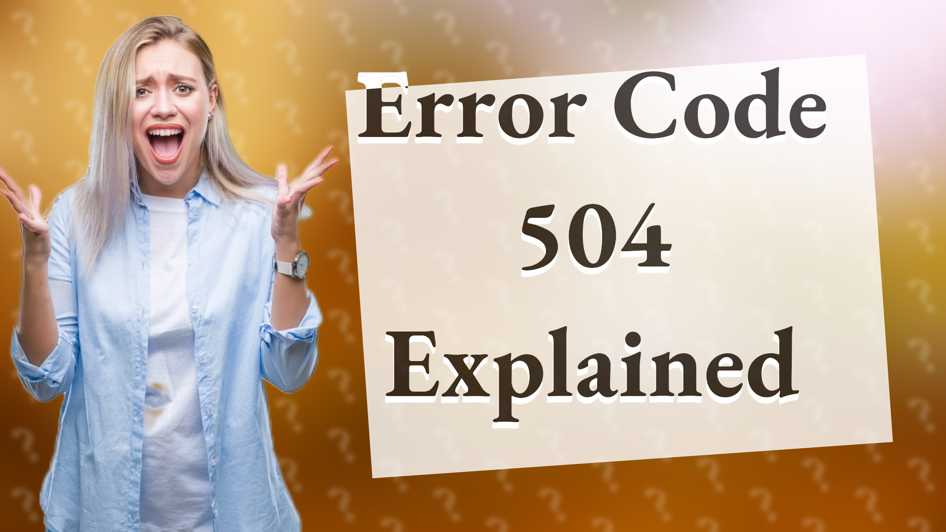 Error Code 504 Explained