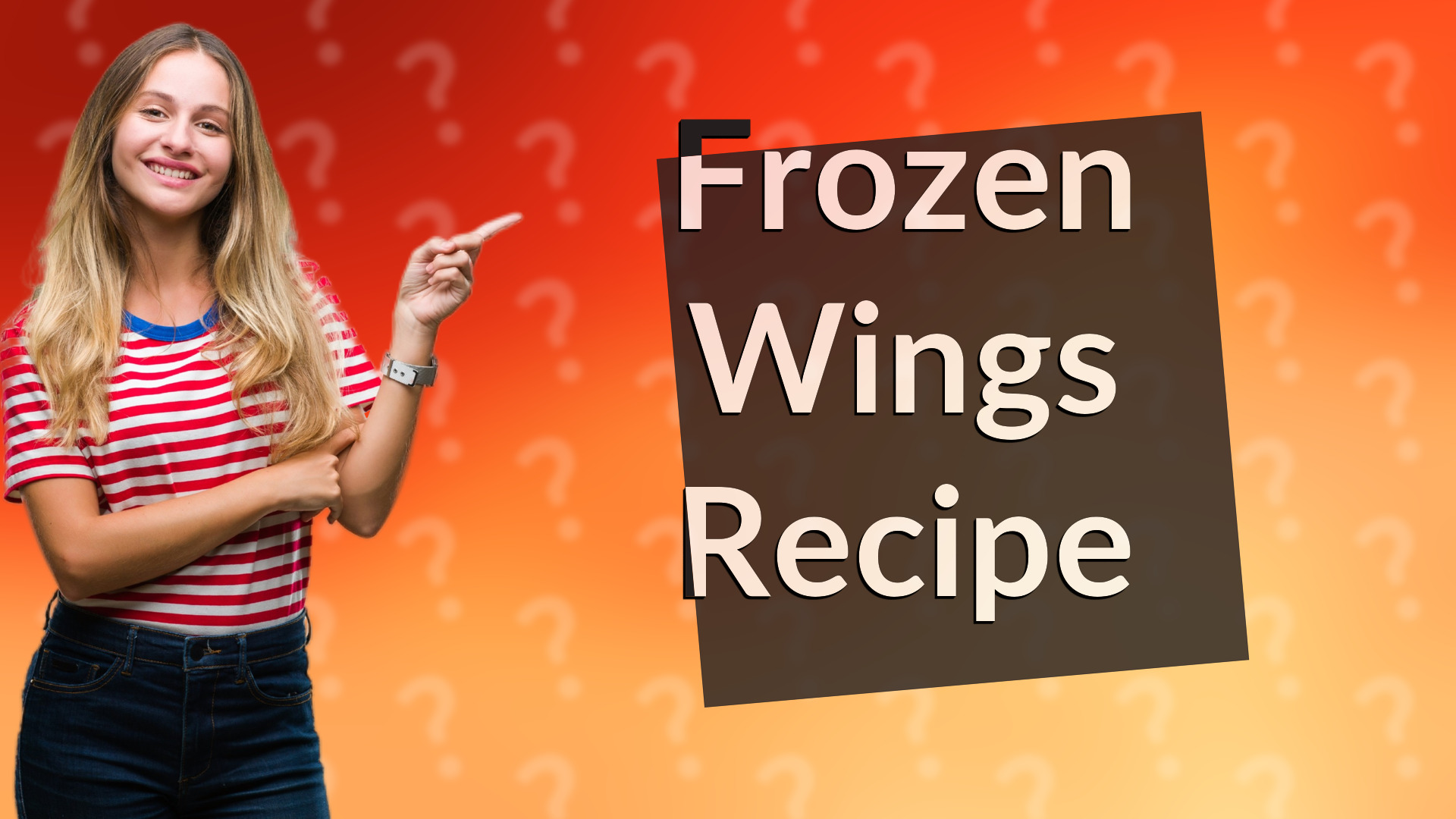 Frozen Wings Recipe