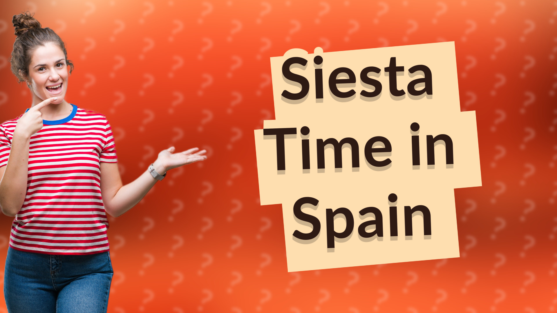 Siesta Time in Spain