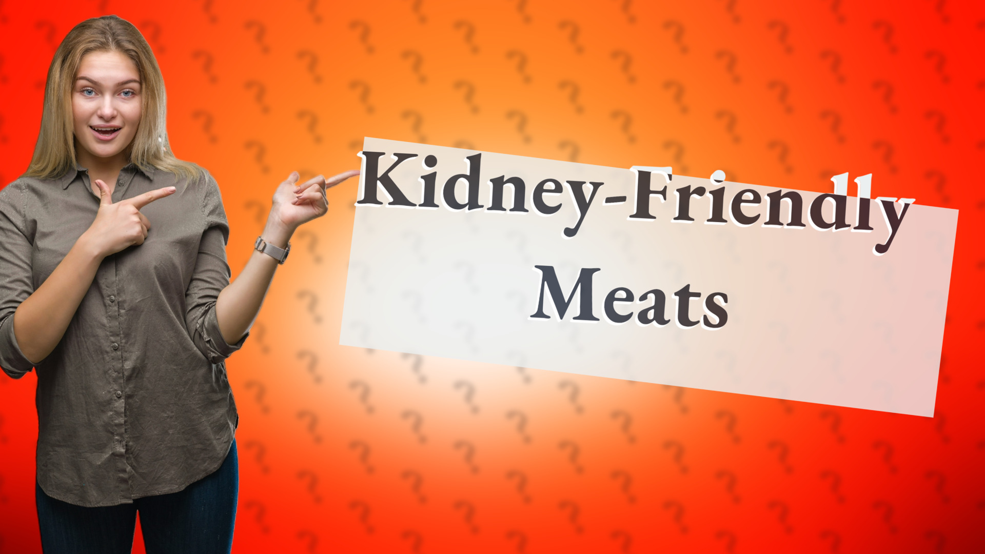 Kidney-Friendly Meats