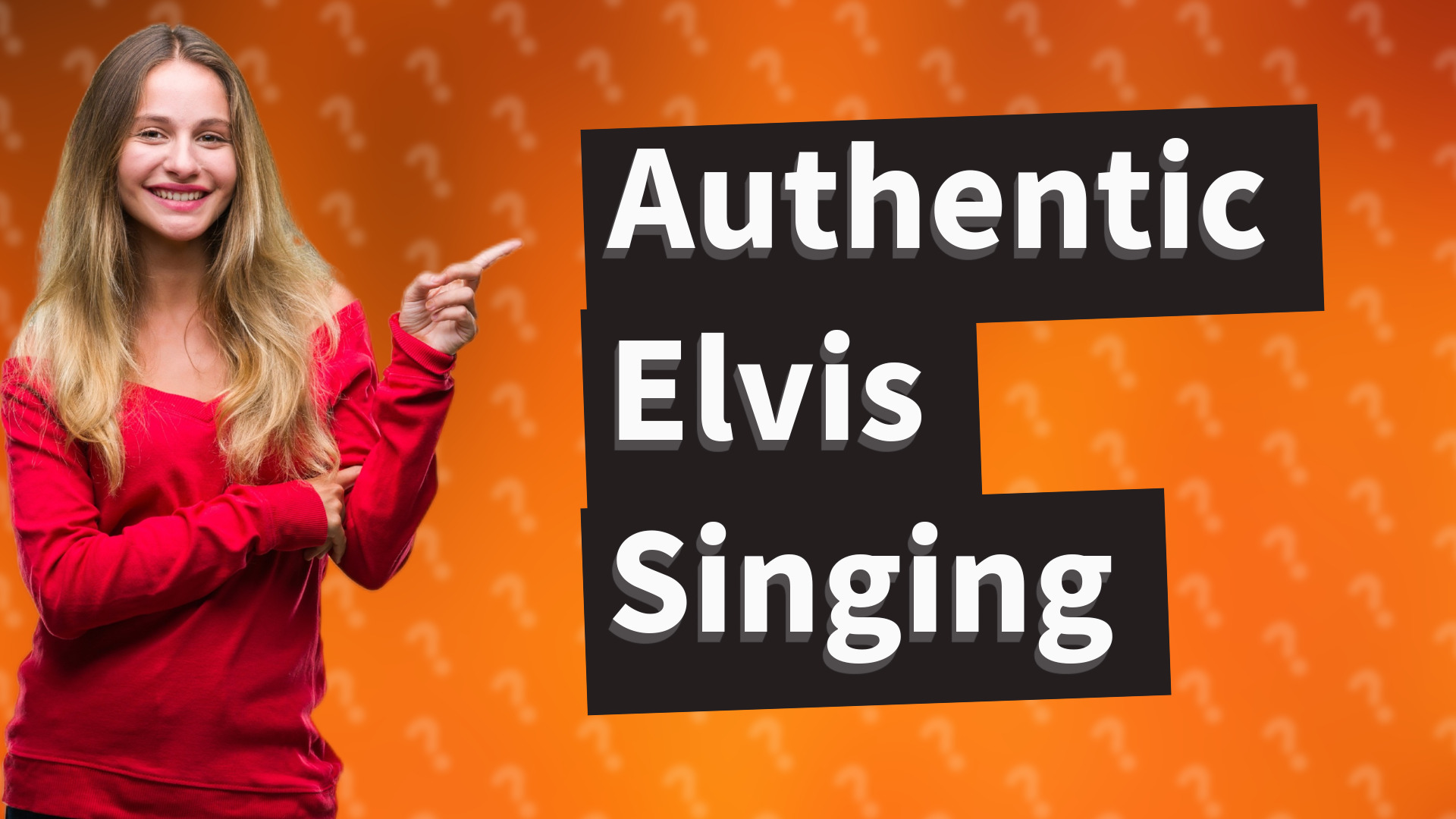 Authentic Elvis Singing