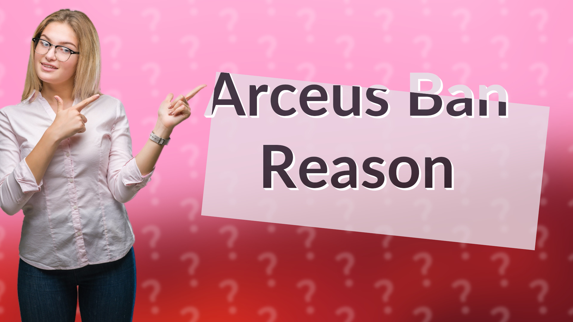 Arceus Ban Reason