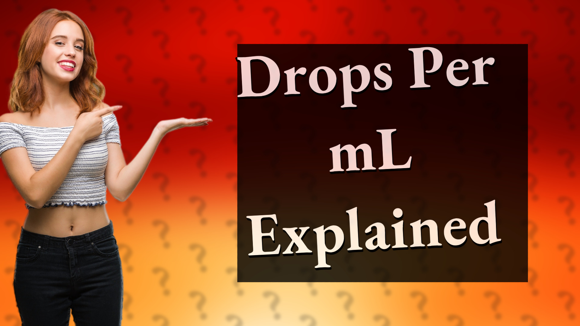 Drops Per mL Explained