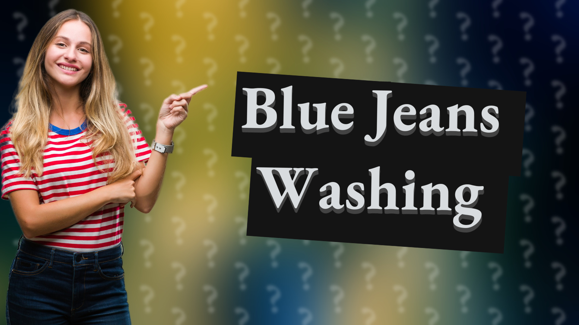 Blue Jeans Washing