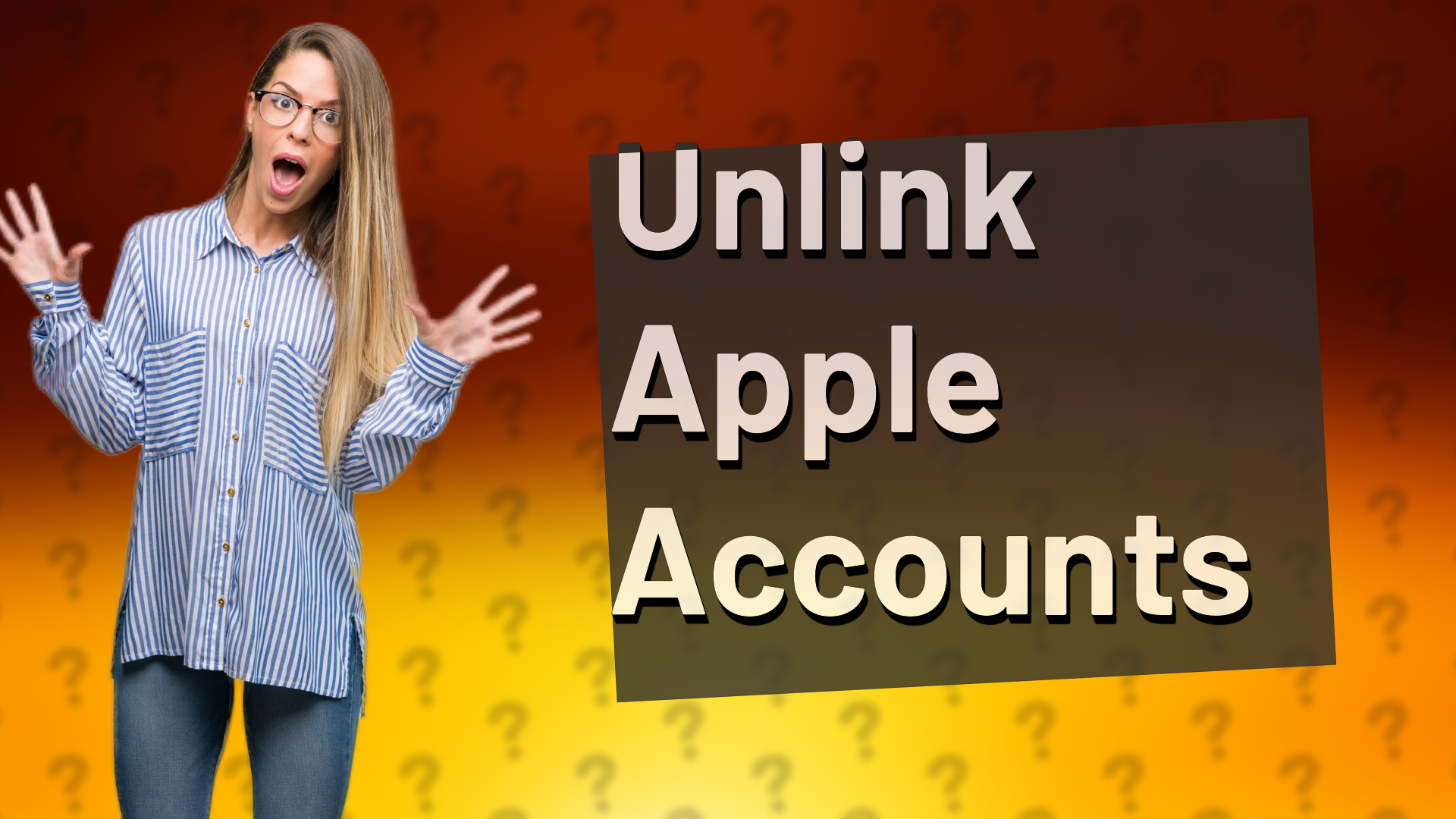 Unlink Apple Accounts