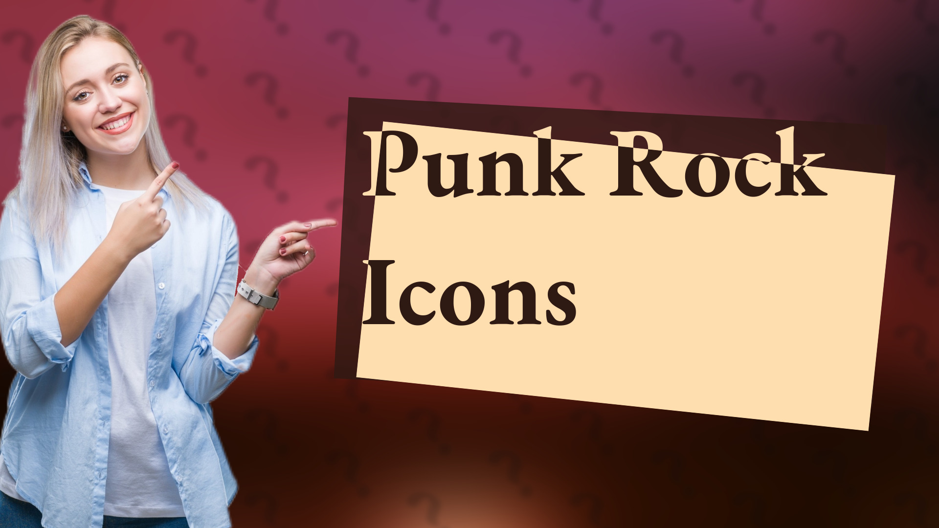 Punk Rock Icons