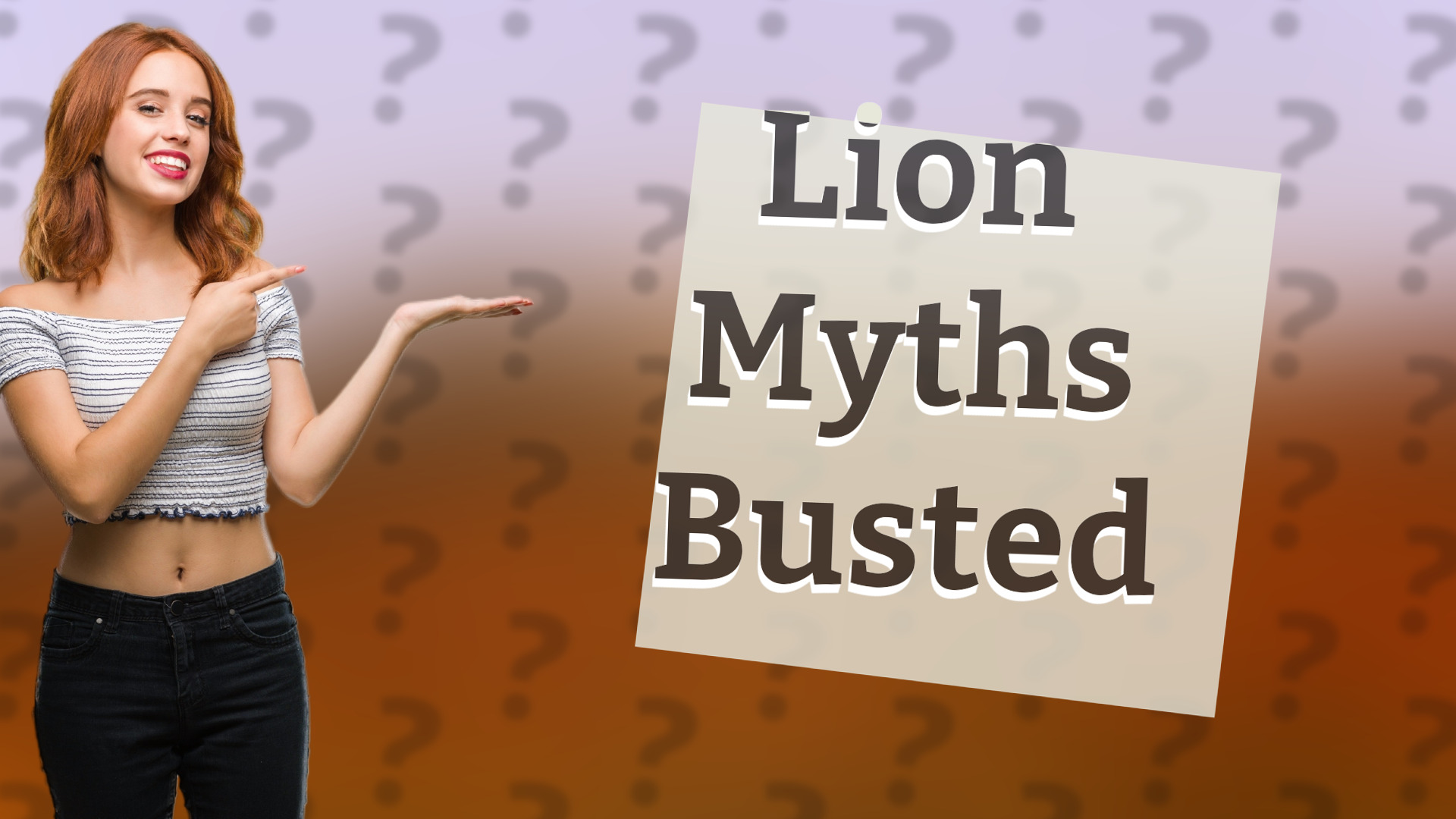 Lion Myths Busted