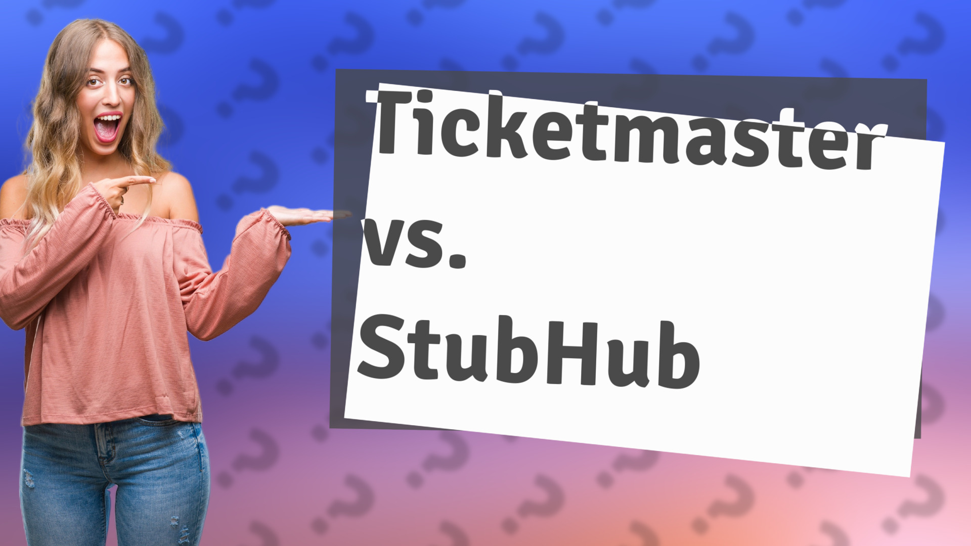 Ticketmaster vs. StubHub