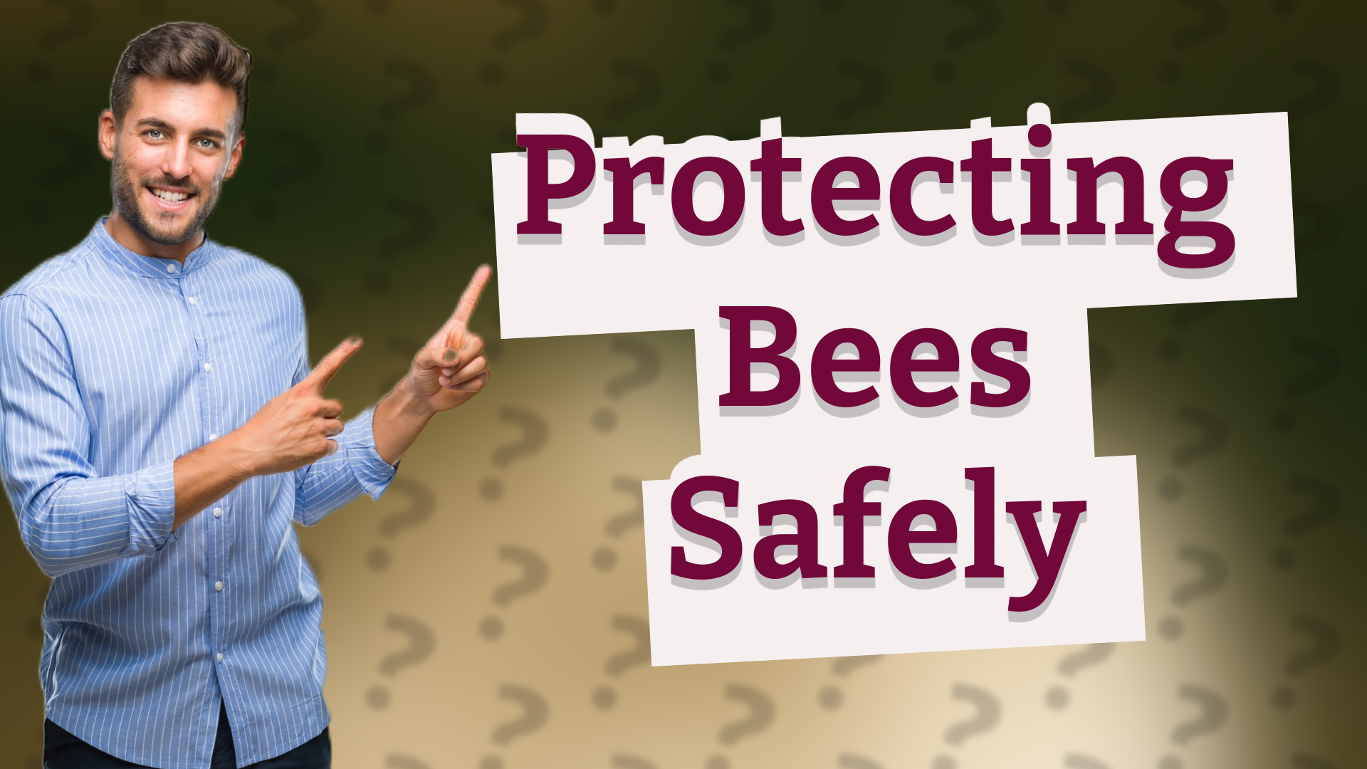 Protecting Bees Safely