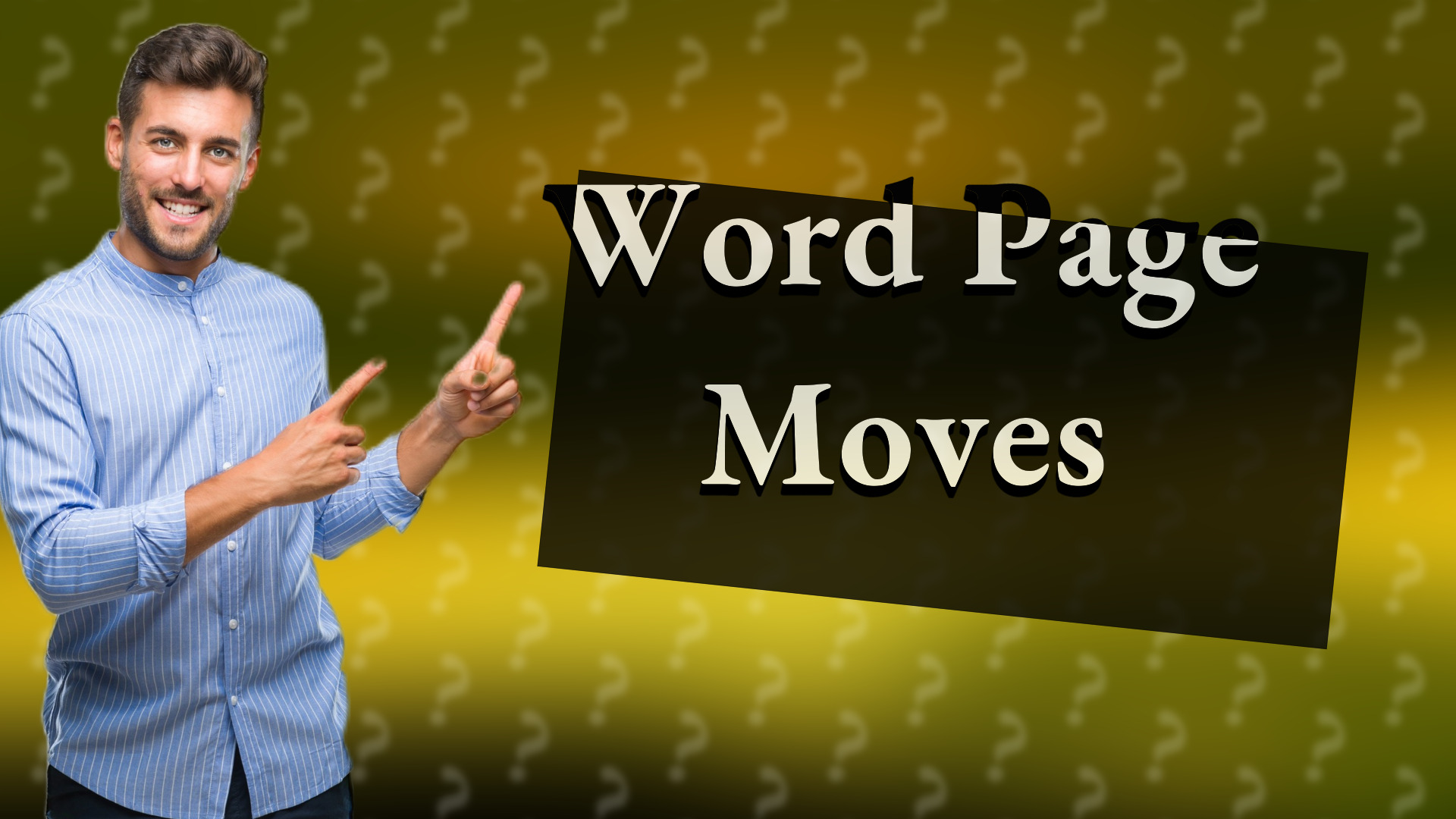 Word Page Moves