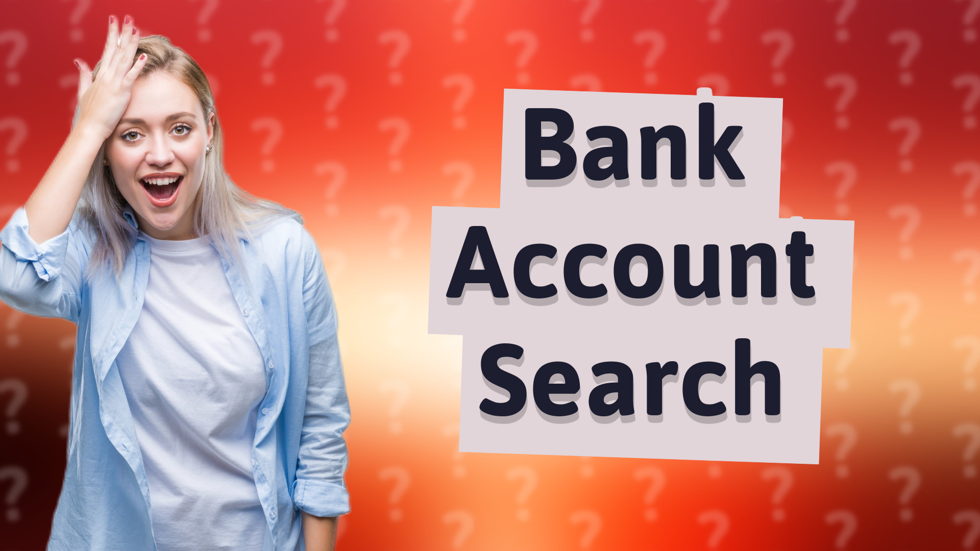 Bank Account Search