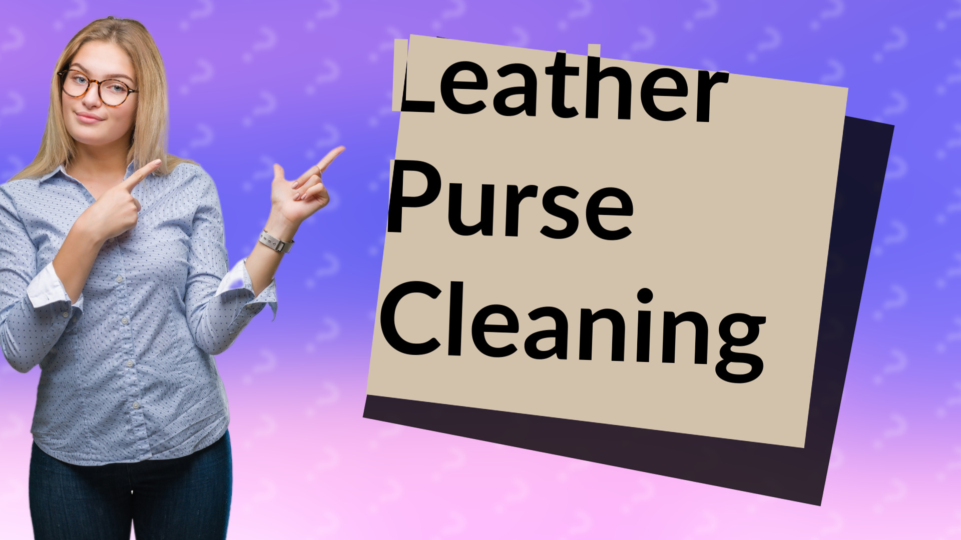 Leather Purse Cleaning