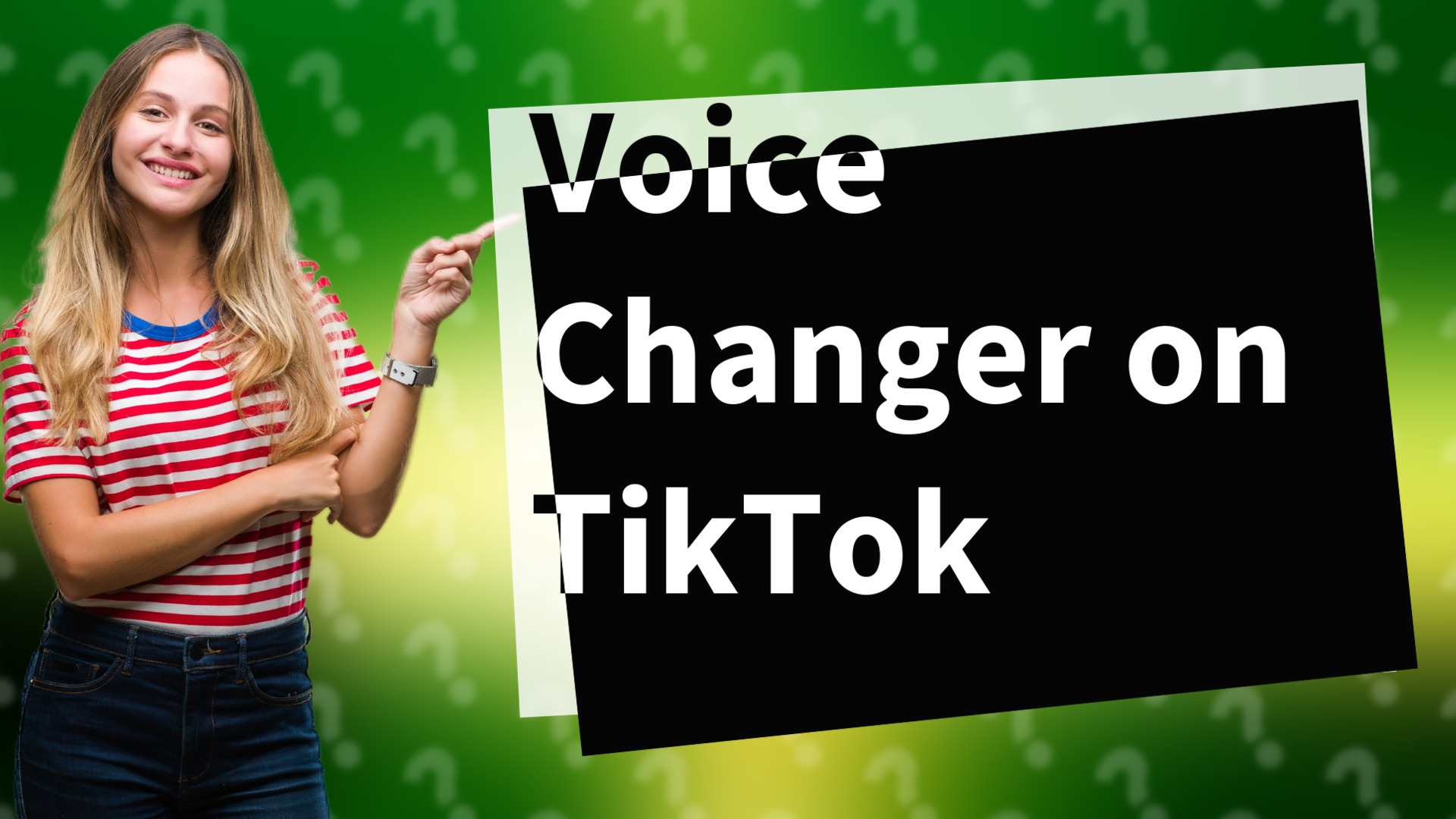 Voice Changer on TikTok