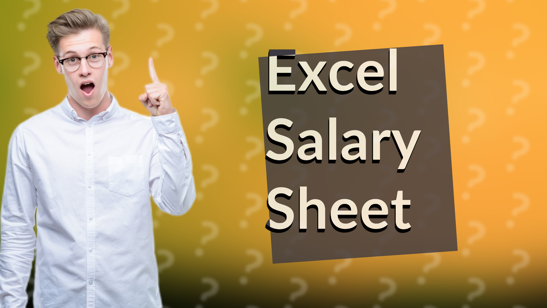 Excel Salary Sheet