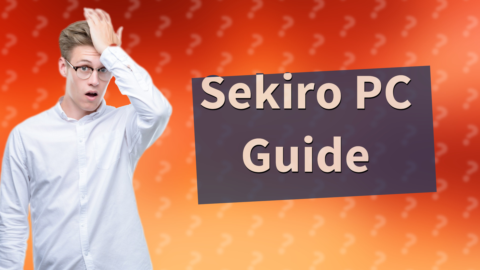 Sekiro PC Guide