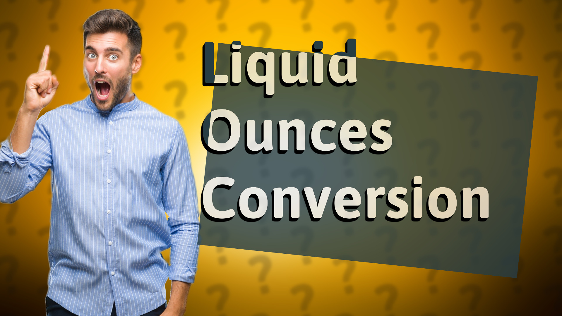 Liquid Ounces Conversion