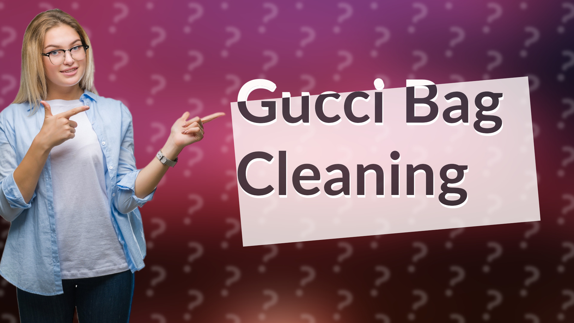 Gucci Bag Cleaning