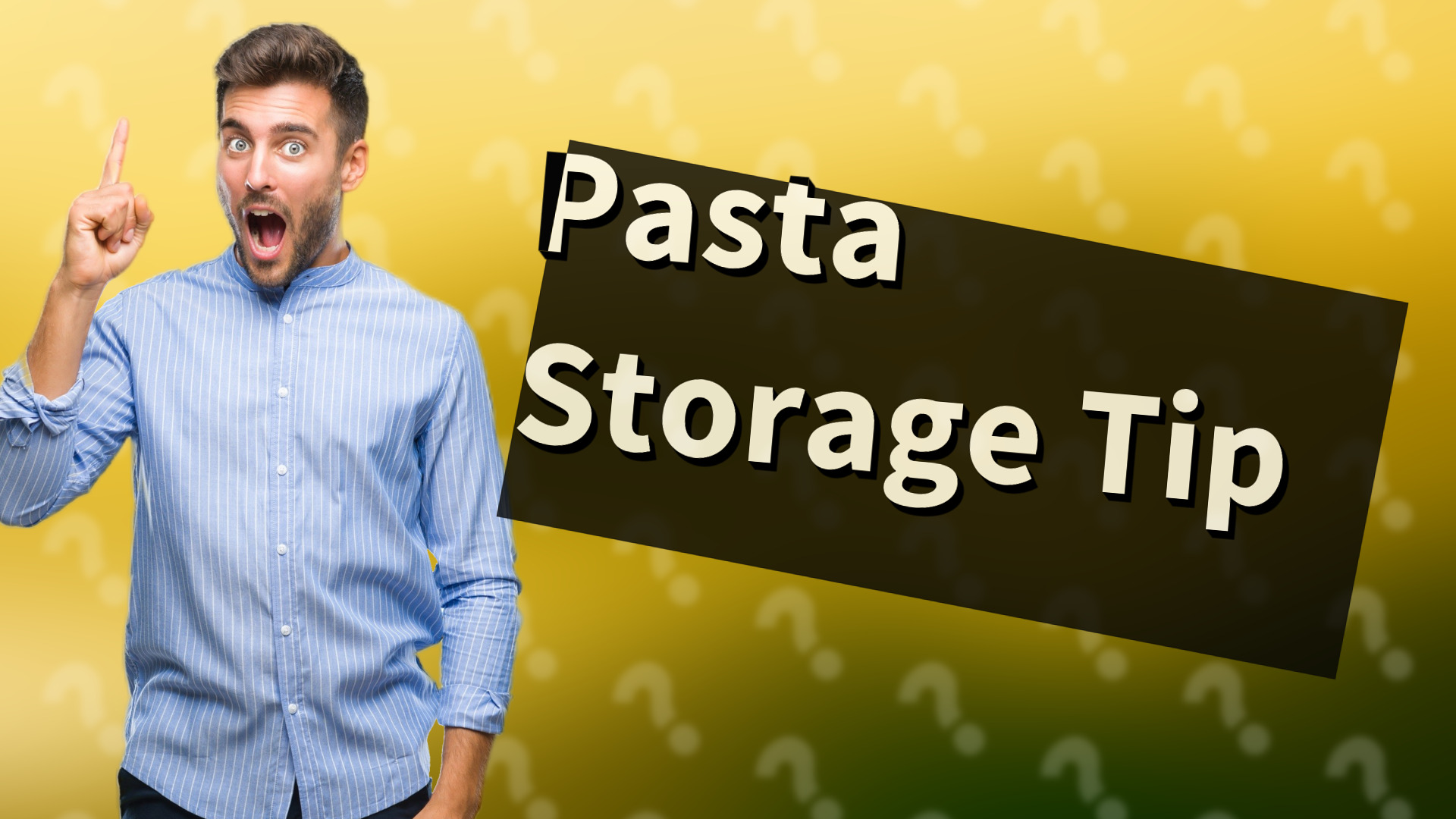 Pasta Storage Tip