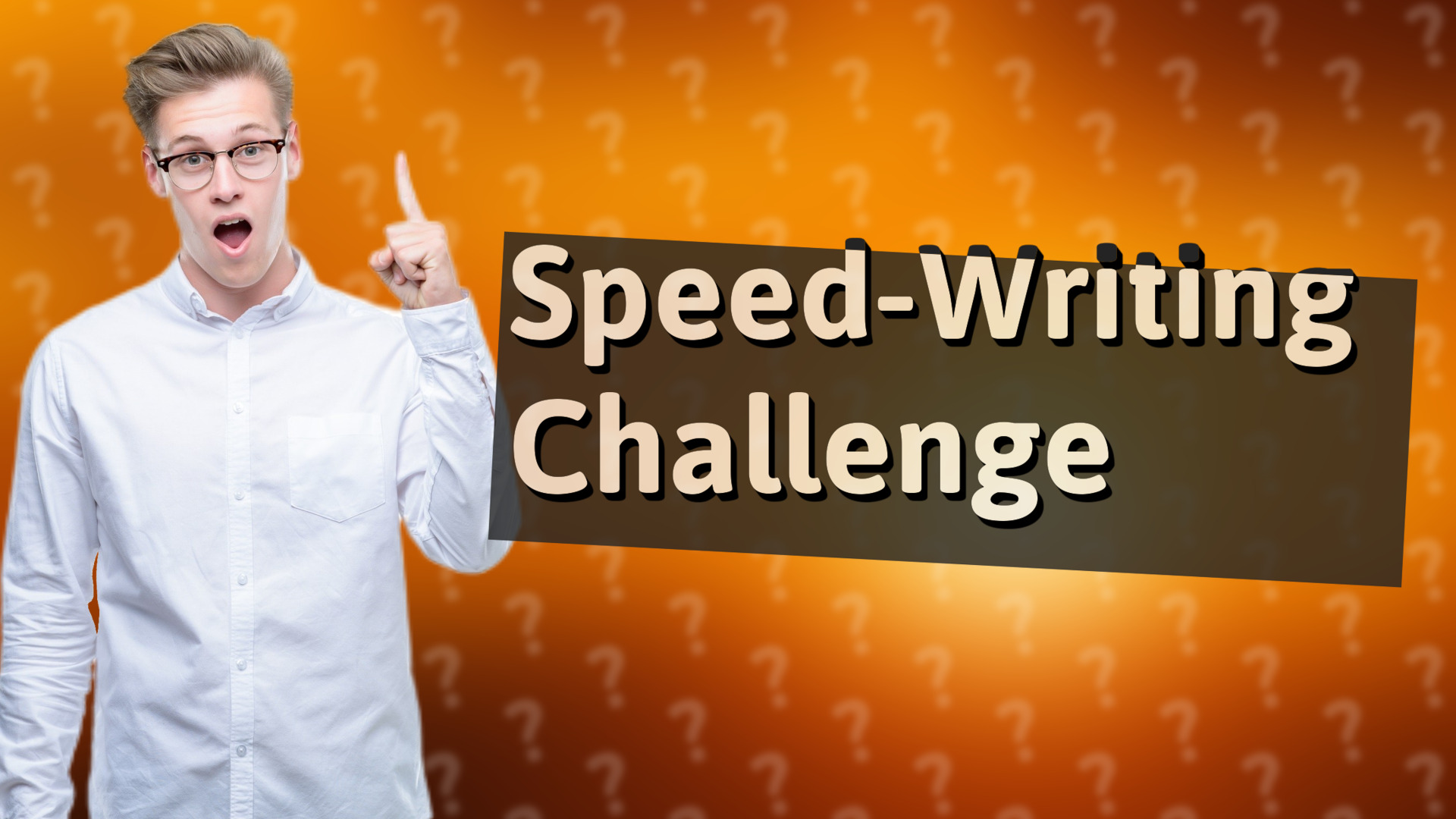 Speed-Writing Challenge