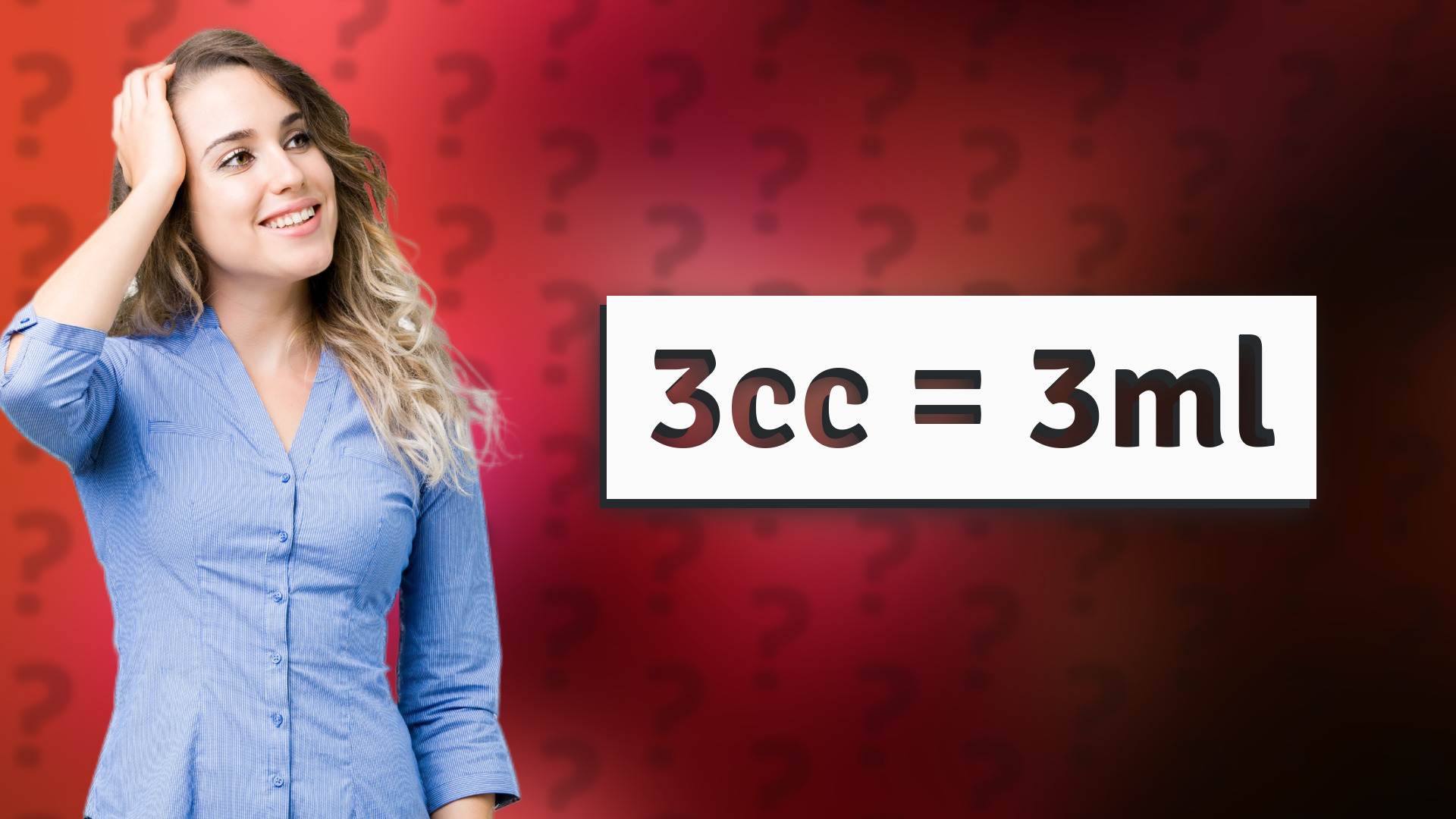 3cc = 3ml