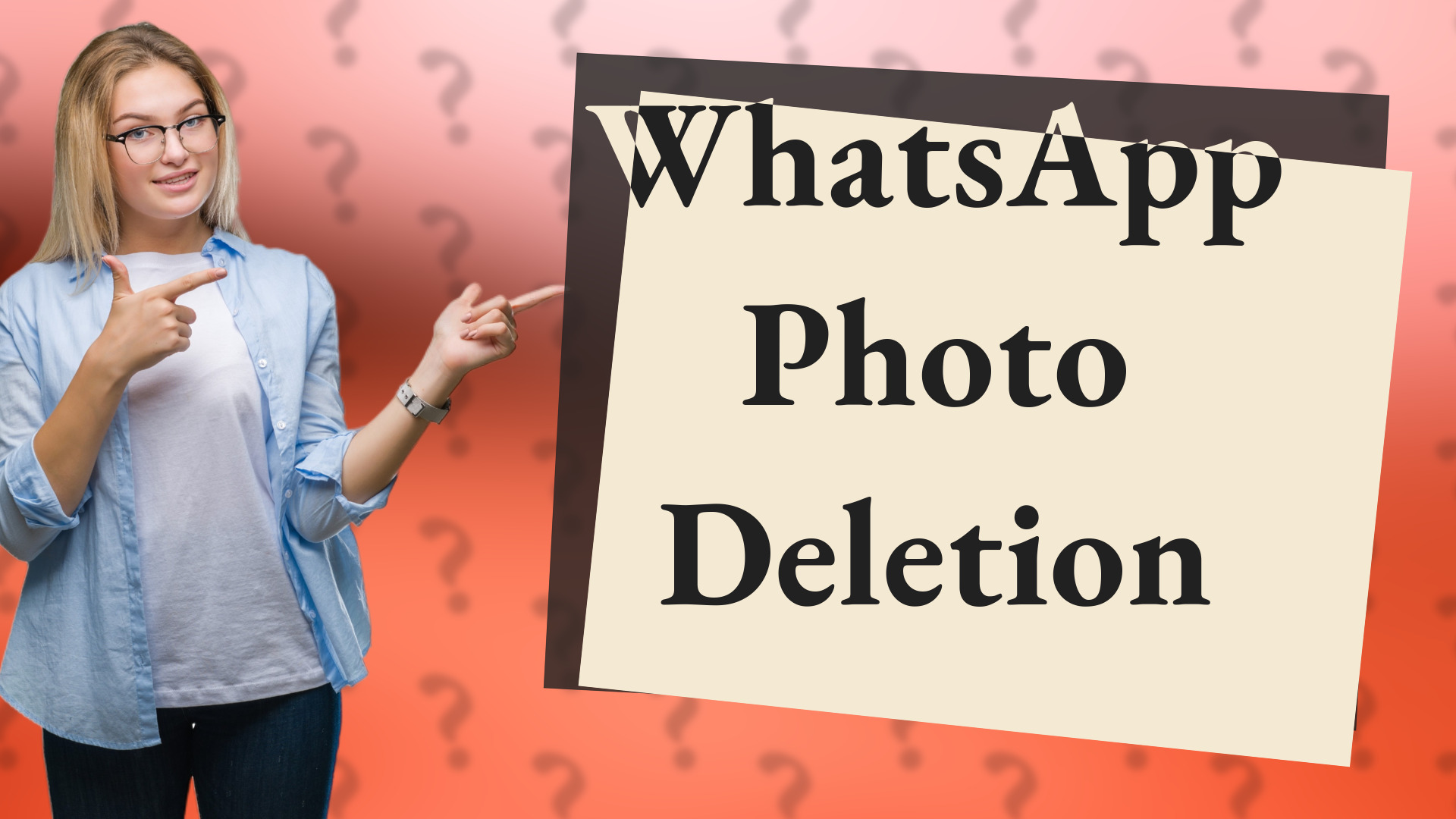 WhatsApp Photo Deletion