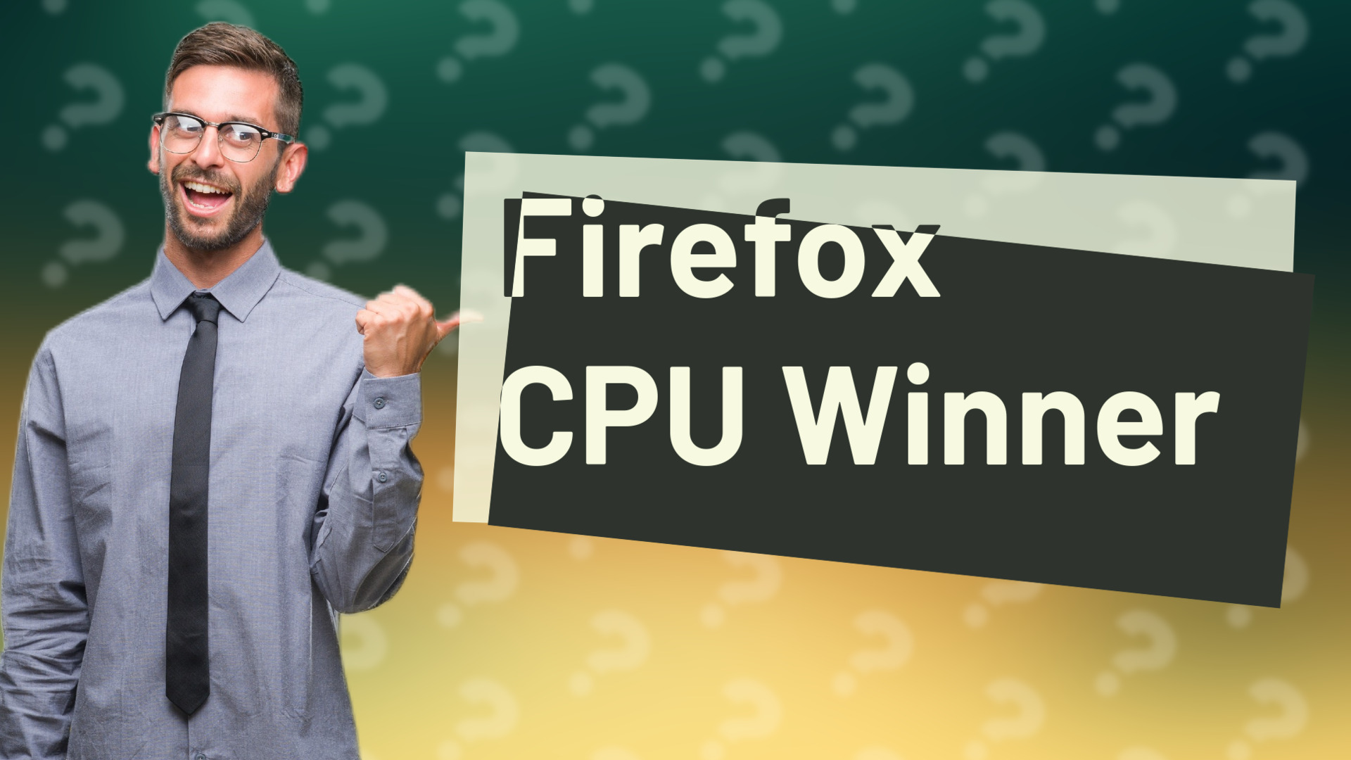 Firefox CPU Winner
