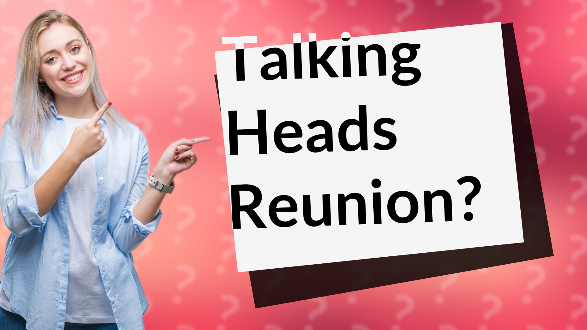 Talking Heads Reunion?