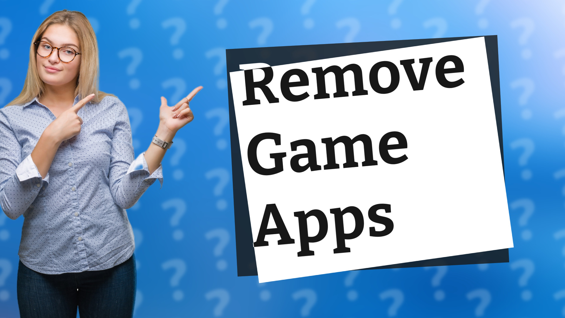 Remove Game Apps