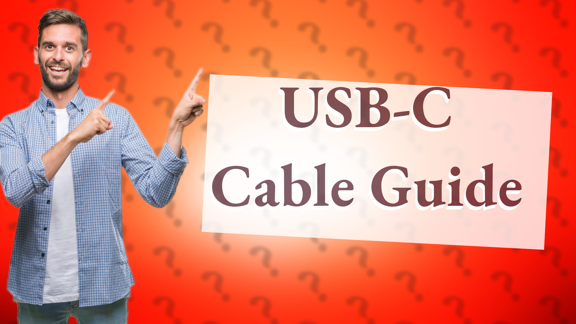 USB-C Cable Guide
