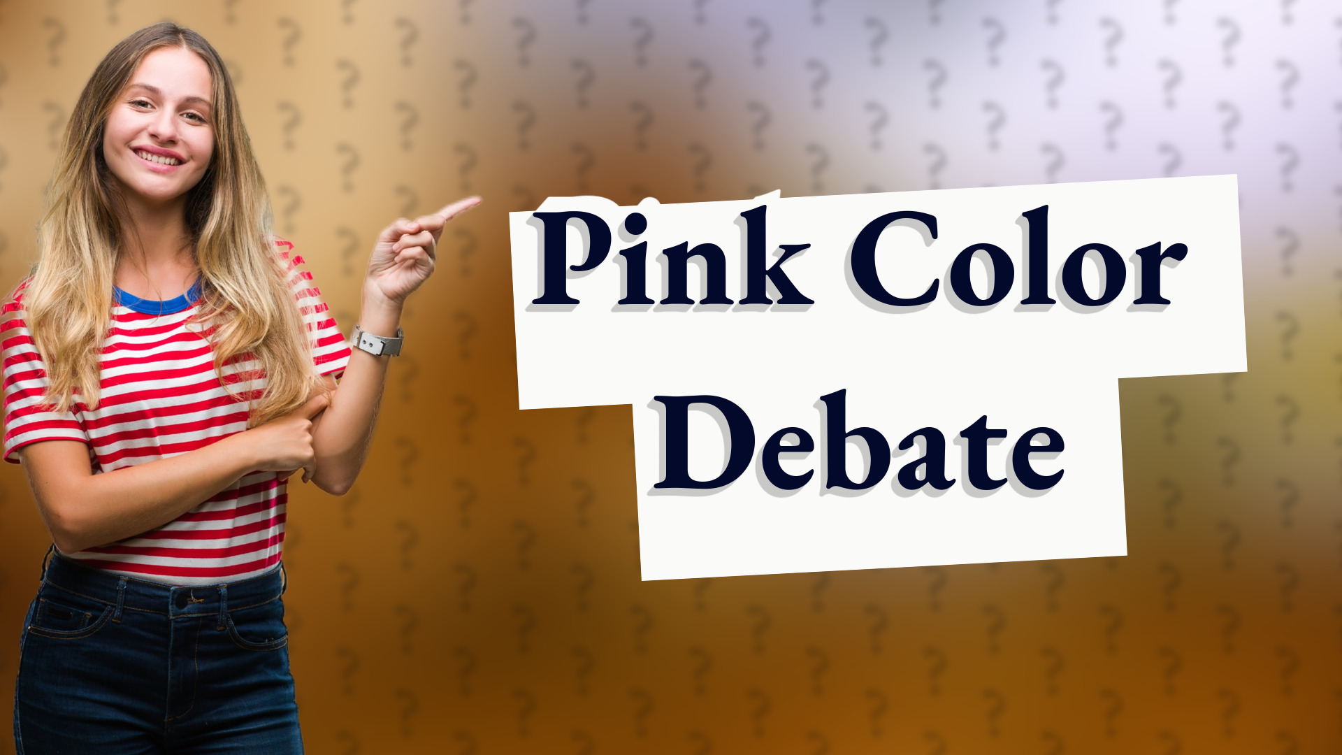 Pink Color Debate