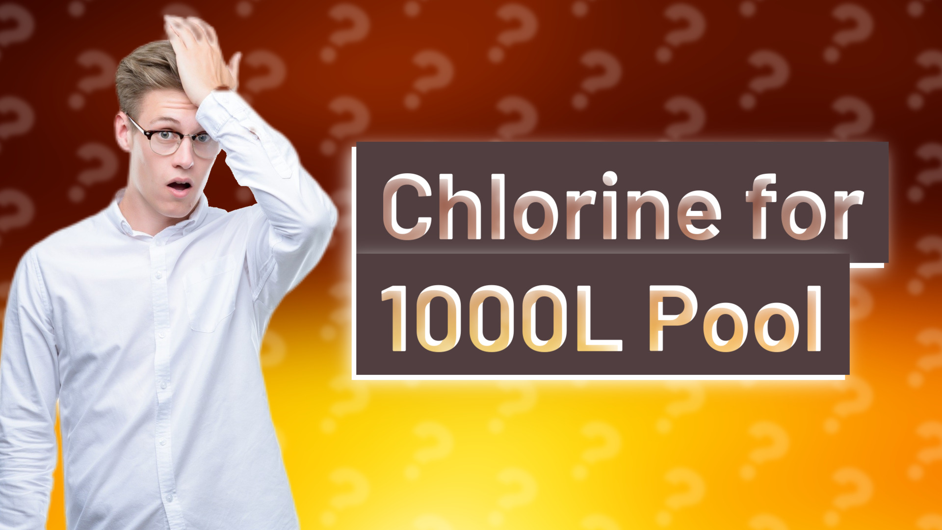 Chlorine for 1000L Pool